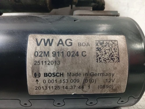 02M911024C Motorino De Avviamento per VOLKSWAGEN PASSAT VARIANT (365) 20 113003 - Foto 2 di 10