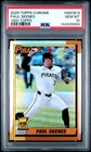 144939969 Paul Skenes 2025 Topps Chrome #90CB-13 1990 Baseball PSA 10
