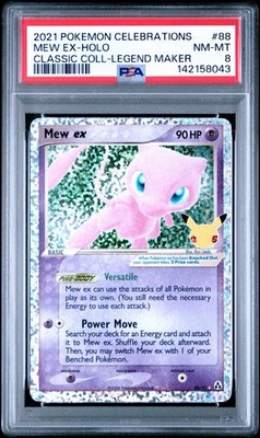 Mew ex 88/92 Celebrations: Classic Collection Holo for sale online