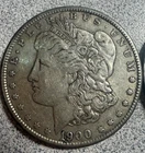 Morgan Silver Dollar Coins 1900 P Good Shape Ungraded