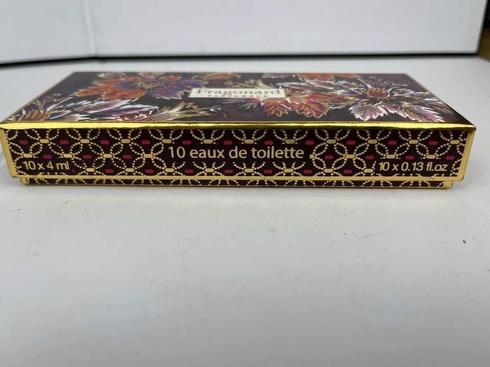 10 Eaux de toilette/spray 4 ml cada uno/de fabricación francesa Fragonard Foto 3 de 4