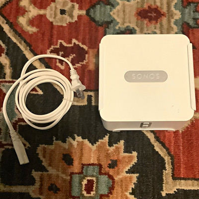 Sonos BRIDGE Wireless Network Audio Bridge RCA In/Out White Wall Mount US