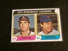 1974 Topps #207 NOLAN RYAN-TOM SEAVER Strikeout Leaders card! HOF!
