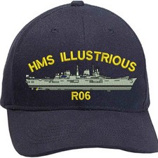 HMS Illustrious Embroidered Baseball Caps