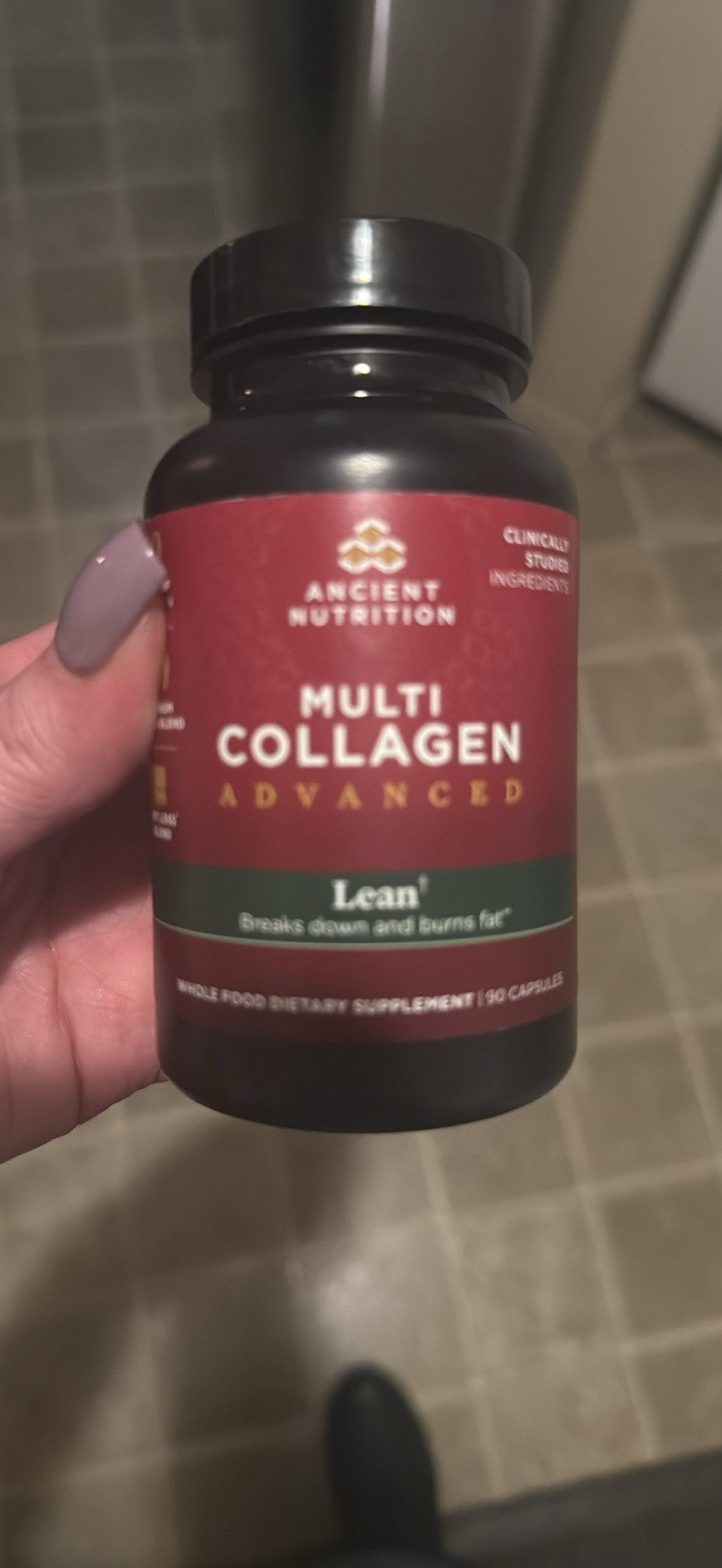 Ancient Nutrition Multi Collagen Advanced Lean Capsules 30 Ct Fat Burning