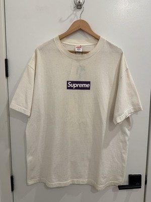 Supreme FNF Three 6 Mafia Purple Box Logo T-Shirt