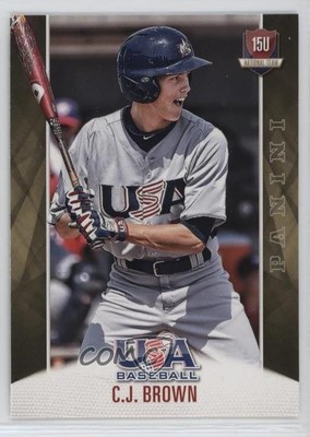 2015 Panini USA Baseball Box Set 15U National Team CJ Brown #52 0j9e
