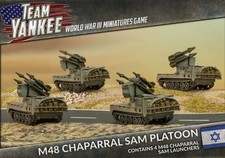 Team Yankee WWIII M48 Chaparral SAM Platoon Israeli Miniatures New Free Shipping