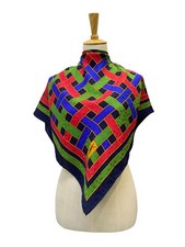 Vintage Yves Saint Laurent Silk Scarf