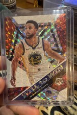 2019-20 Panini Mosaic - Will to Win Stephen Curry #14 Silver Mosaic Prizm