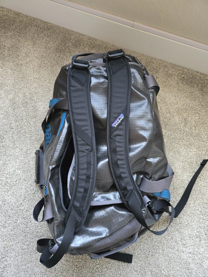 Patagonia Black Hole Duffel 60L Gray/Blue Similar To 55L - Image 2 of 4