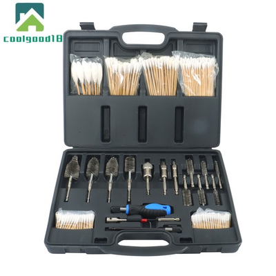 #ad #ad For Diesel Injector Seat Cylinder Head Stainless Steel Master Cleaning Brush Kit $39.15