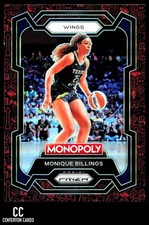 2024 Panini Prizm Monopoly WNBA #19 Monique Billings Classic Icons Red Wings