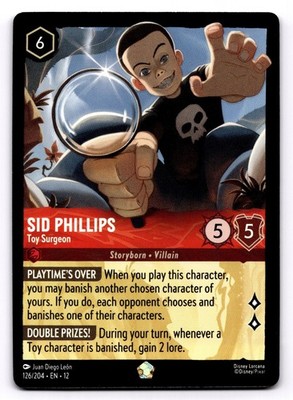 Sid Phillips - Toy Surgeon 126/204 [Legendary ] Lorcana Wilds Unknown NM