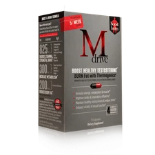 M Drive Boost Healthy Testosterone + Burn Fat with Thermogenics 75 Cap Exp:06/26