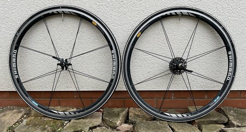 Shimano Dura Ace 7701 - 16 Spoke Wheelset 700c Rim Brake - Picture 1 of 5
