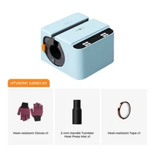 Tumbler Heat Press for 40 oz Handle Tumbler Full Cup Transfer Heat Press (blue)