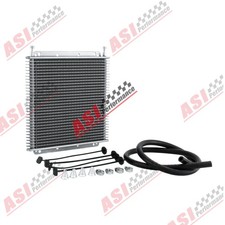 Aluminum Core 10 X 10 Transmission Oil Cooler Kit 38 Barb 30 Plate