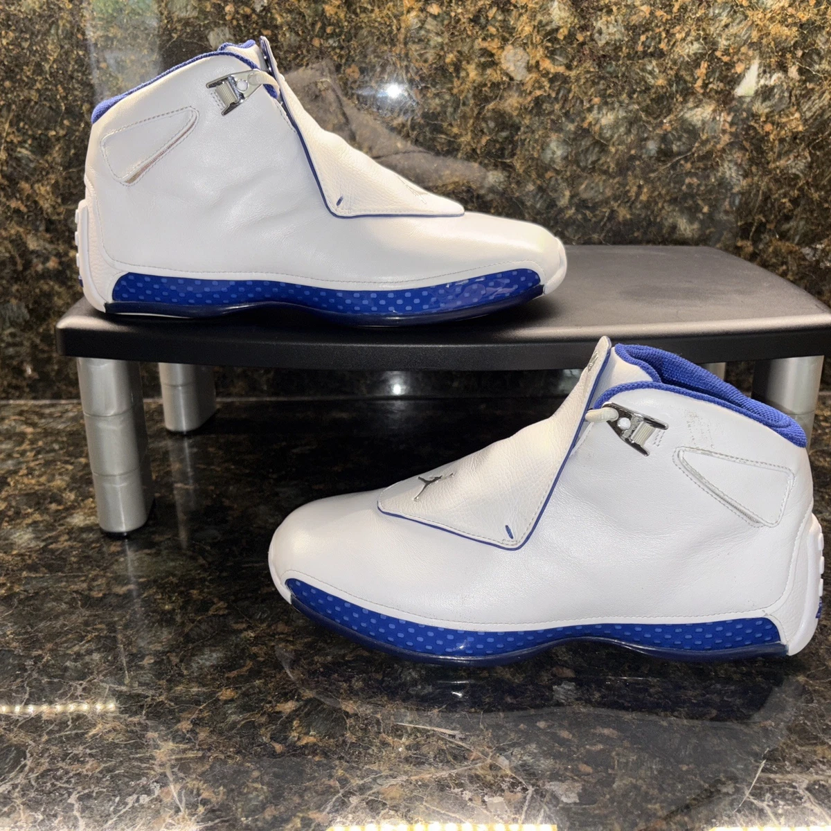 Jordan 18 Retro 2018 White Sport Royal | eBay