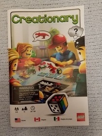 Lego Creationary Board Game 2010 Complete NICE 3844