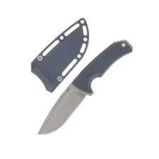 SOG Tellus Fx Wolf Gray Fixed Blade Knife 4.2in Stonewash Clip Point Blade