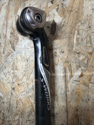 Specialized S-WORKS Carbon Seatpost w/ Zertz 27.2 x 360mm Uncut 25mm Offset 209g