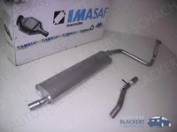 Imasaf Auspuffset Mitteltopf+Endrohr für Citroen Nemo Kasten/Kombi 1.4 2008-