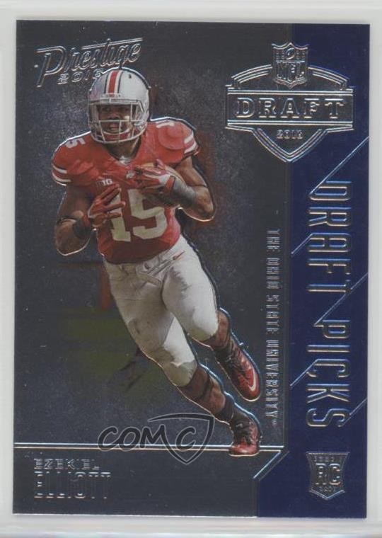 2016 Panini Prestige Draft Picks Ezekiel Elliott #5 Rookie RC 8f4