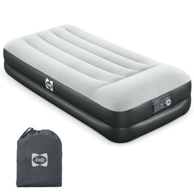 Sealy Tritech Twin Sized 16'' Air Mattress Bed 2 Person w/Built-In AC Pump & Bag