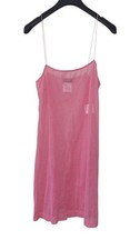 Chanel Designer Luxury Pink Sheer Slip US Size 2 Made In Italy
