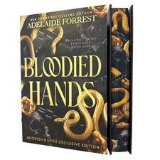 Adelaide Forrest Bloodied Hands Bookish & Spice Special Edition Signed Bookplate
