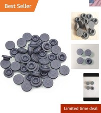 Rubber Bottle Stoppers - 100 Pack of Self-Healing Injection Ports for Jars