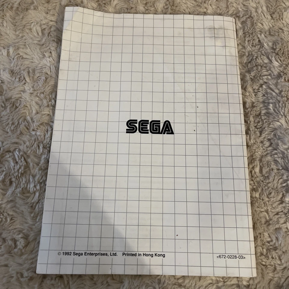 Sega Master System II Instruction Manual Booklet ONLY - Image 2 of 4