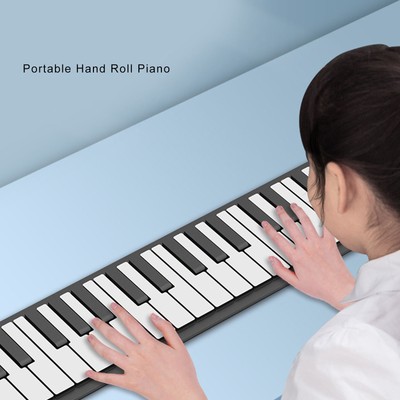 88 Keys Roll Up Piano Keyboard Portable Rechargeable Foldable Electronic Key Hot