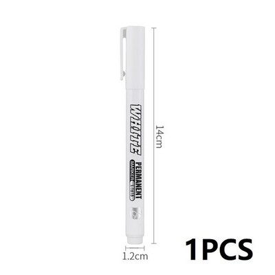 3 pcs White Waterproof Permanent Paint Marker Pens for Metal Wood Fabric