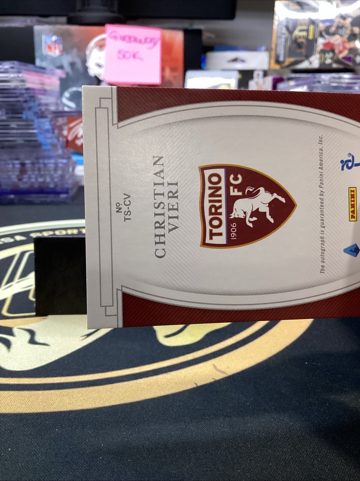 2020-21 Panini National Treasures Signatures Christian Vieri /253 Torino Fc view 4