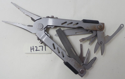 Gerber Fisherman MP400 Multi-Tool Pocket Knife Pliers Silver - TSA Auction
