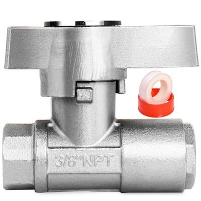 #ad DN10 Ball Valve Pressure Washer 3 8quot; 2.7 x 3.9 x 1.5 inches Sliver $45.14