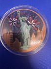 5 oz Copper 2025 Independence Day Round .999 Fine 3D Statue of Liberty Capsule — photo 3