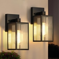 WIHTU Exterior Lighting Fixtures, 2Pack Outdoor Front Porch Lights for House,...