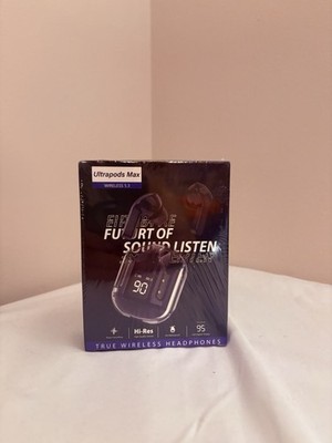 Ultrapods Pro Wireless Bluetooth Earbuds 5.3 Black-Noise Cancelling-Charger Incl