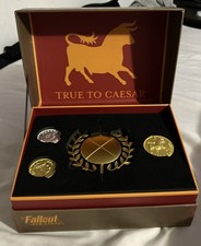 Fallout 4 76 New Vegas Caesar's Legion Premium Box Coins Necklace Pendant Badge