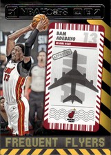 2021-22 Hoops Winter Bam Adebayo #4 Frequent Flyers Miami Heat 16K