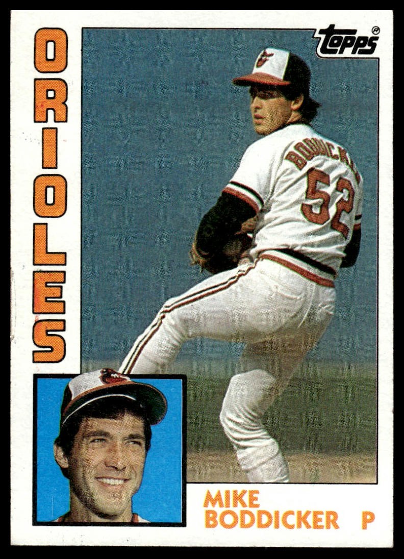 1984 Topps Mike Boddicker #191 🔥 Baltimore Orioles