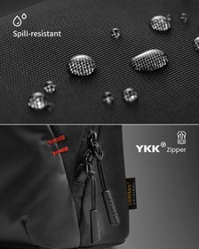 tomtoc Carrying Case for Steam Deck/OLED/Nintendo Switch 2/Rog Medium, Black 