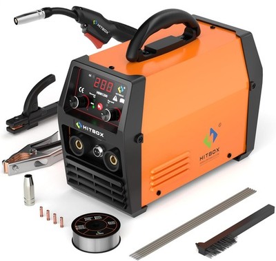 140A 3 in 1 MIG Schweißgerät Inverter TIG MMA IGBT Halbautomatisch MAG Welder DE
