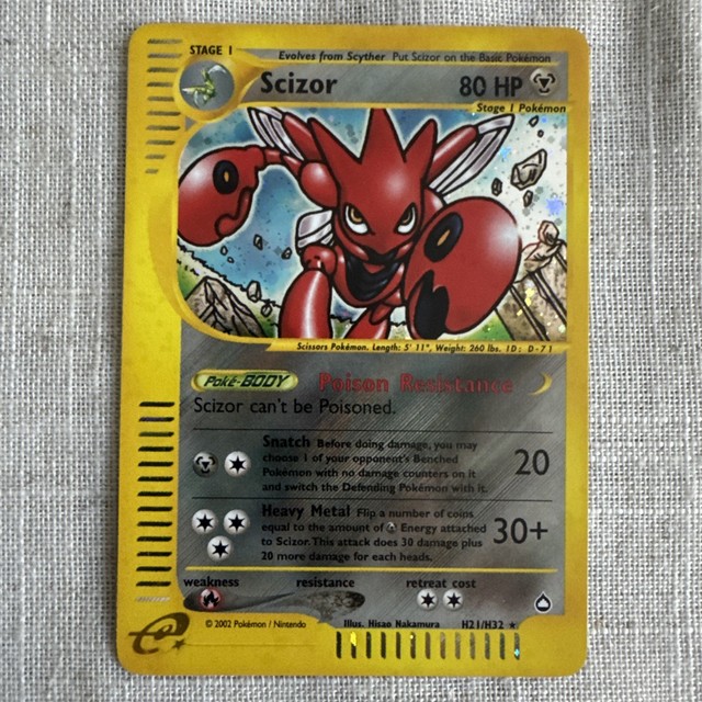 Scizor #H21 (Aquapolis (2003))