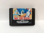 Sonic the Hedgehog [Not for Resale] (Sega Genesis, 1993) Cartridge, tested.