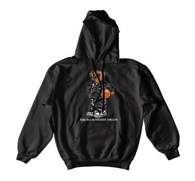Hoodie To Match Jordan 1 OG All Star Sneakers Cool Grey - Bear Sweater
