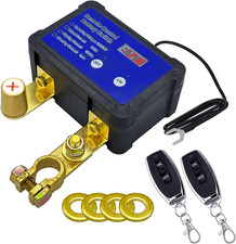Remote Battery Disconnect Switch 12V W/Voltmeter, 240A Remote Control Battery Ki